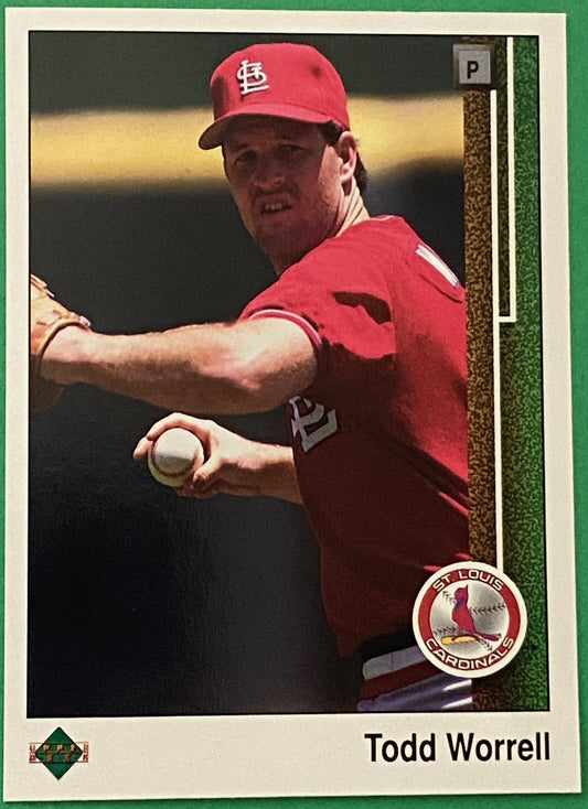 Todd Worrell 1989 MLB #512 St. Louis Cardinals by Upper Deck