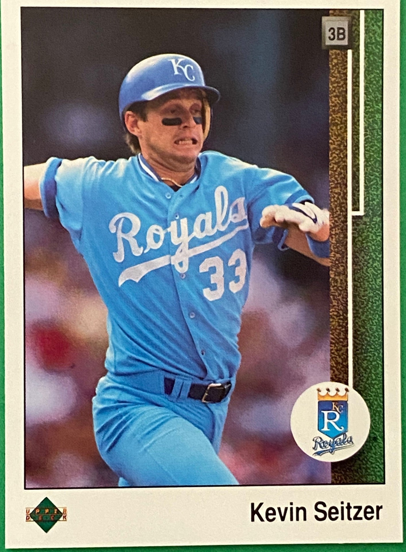 Kevin Seitzer 1989 MLB #510 Kansas City Royals by Upper Deck