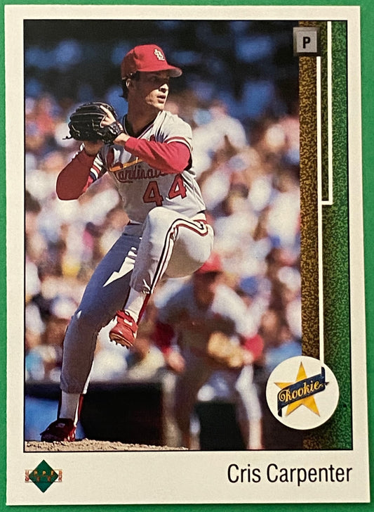 Cris Carpenter (RC) 1989 MLB #8 St. Louis Cardinals by Upper Deck