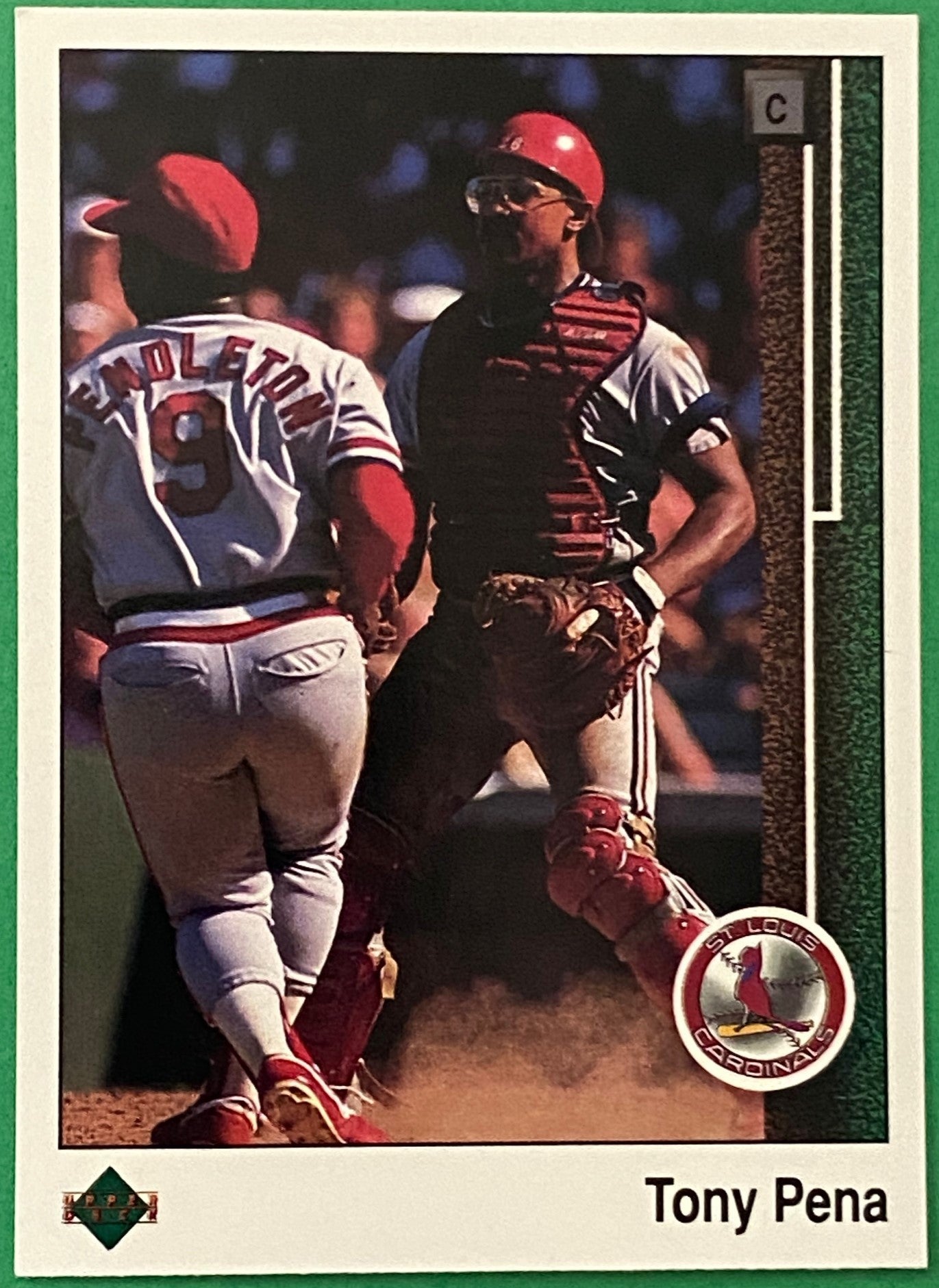 Tony Pena 1989 MLB #330 St. Louis Cardinals by Upper Deck