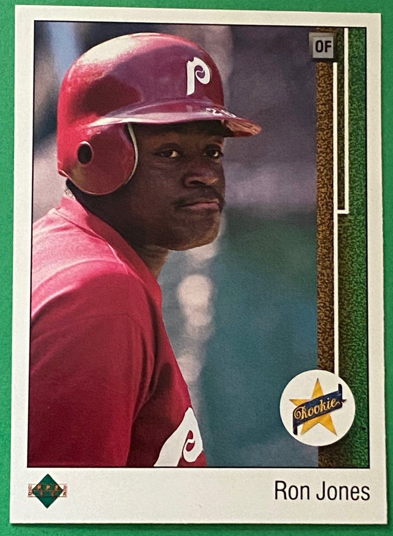 Ron Jones (RC)1989 MLB #11 Philadelphia Phillies by Upper Deck