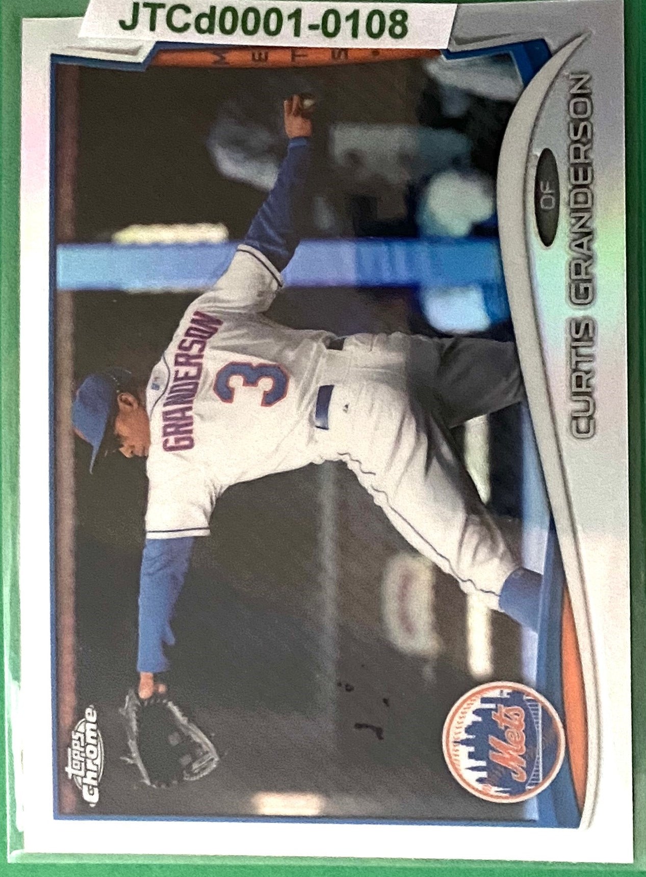 Curtis Granderson 2014 MLB Topps Chrome Refractor #9 New York Mets by Topps