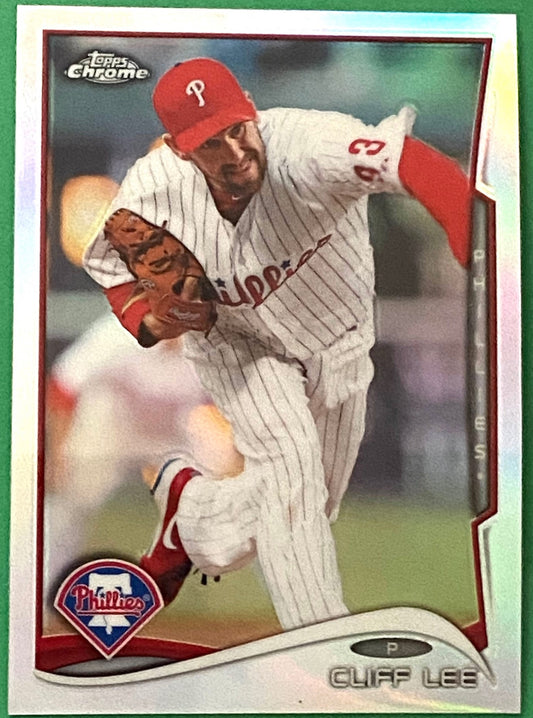 Cliff Lee 2014 MLB Topps Chrome Refractor #37 Philadelphia Phillies by Topps