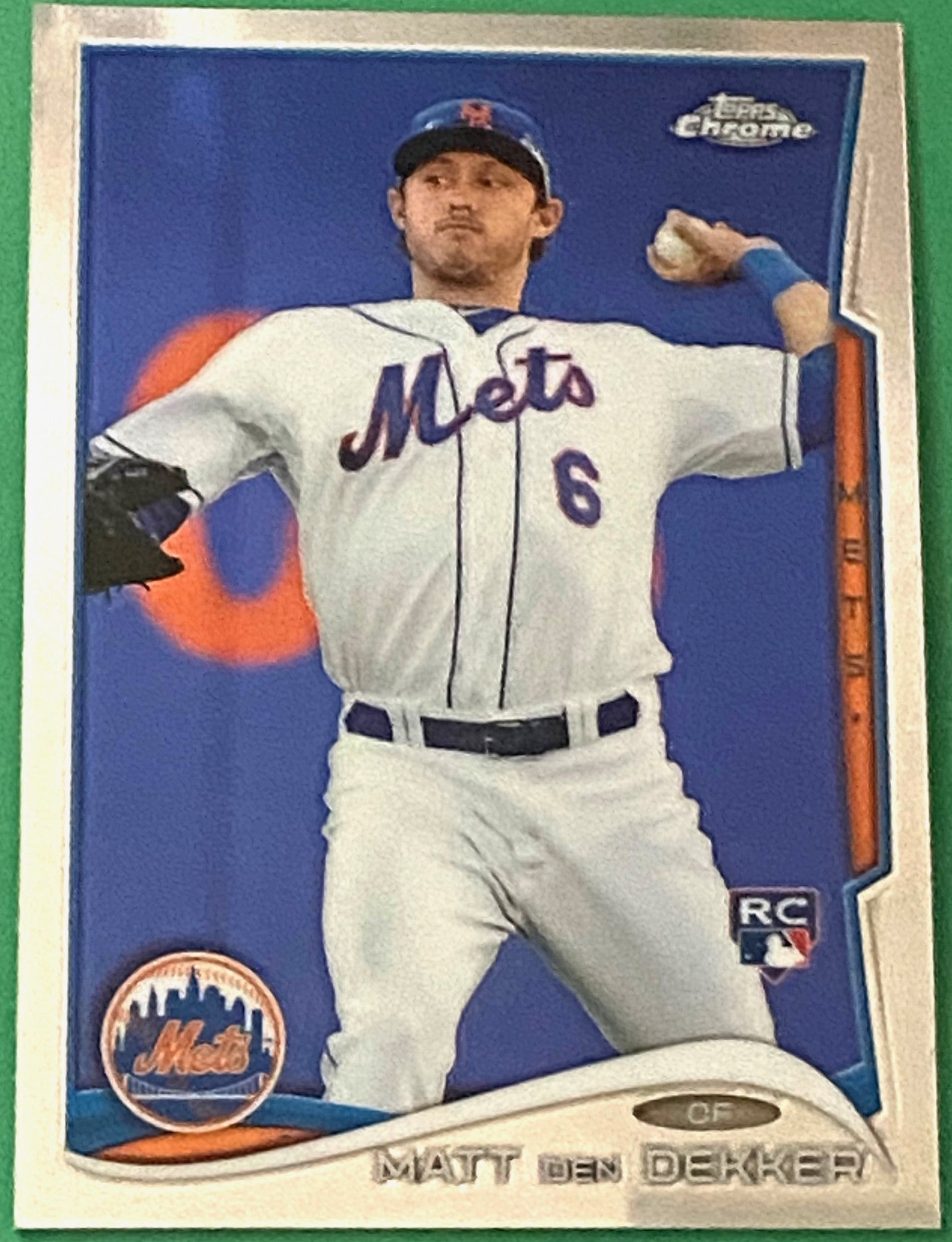 Matt den Dekker (RC) 2014 MLB Topps Chrome #92 New York Mets by Topps