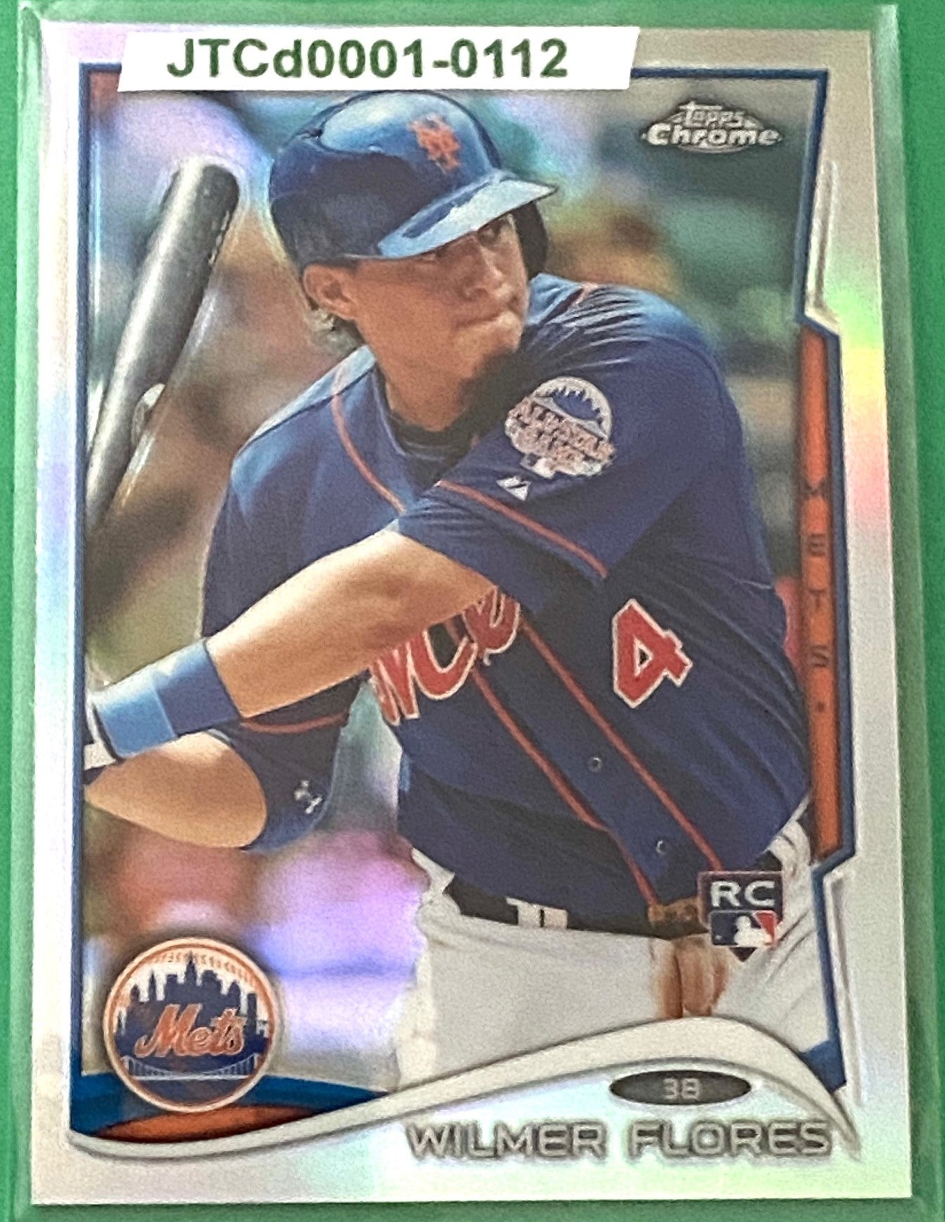 Wilmer Flores (RC) 2014 MLB Topps Chrome Refractor #67 New York Mets by Topps