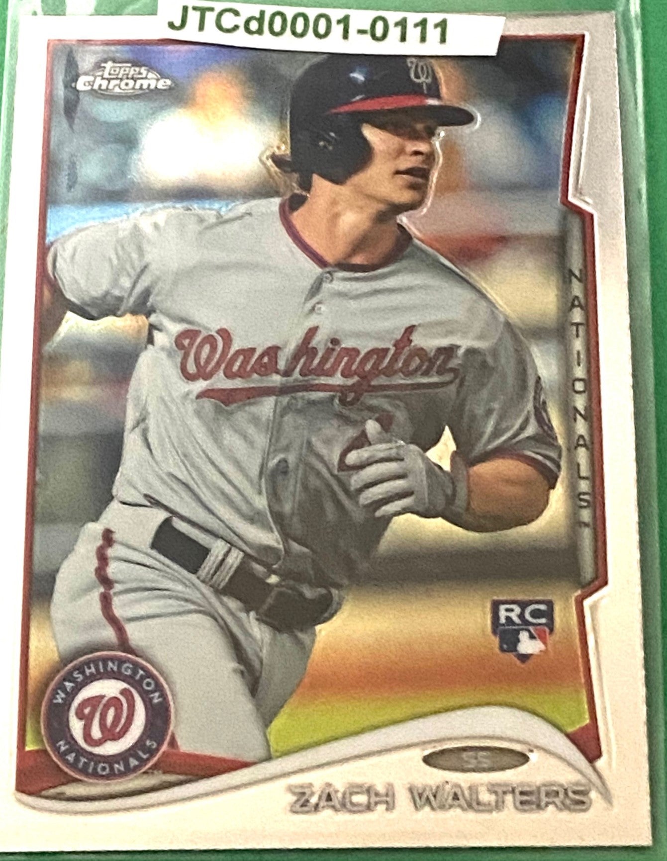 Zach Walters (RC) 2014 MLB Topps Chrome #62 Washington Nationals by Topps