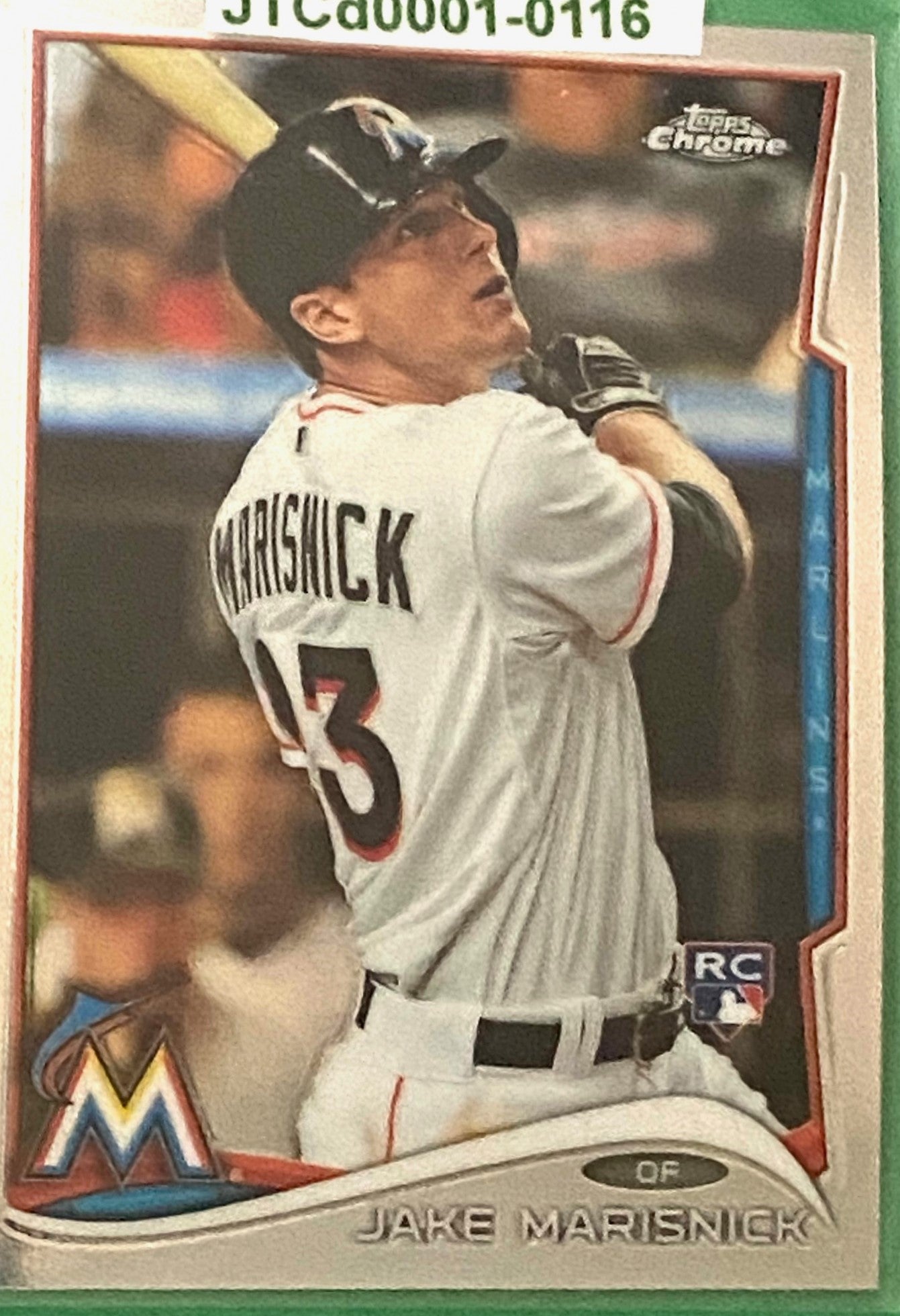 Jake Marisnick (RC) 2014 MLB Topps Chrome #108 Miami Marlins by Topps