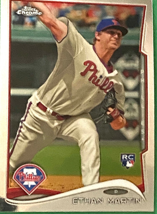 Ethan Martin (RC) 2014 MLB Topps Chrome #128 Philadelphia Phillies by Topps