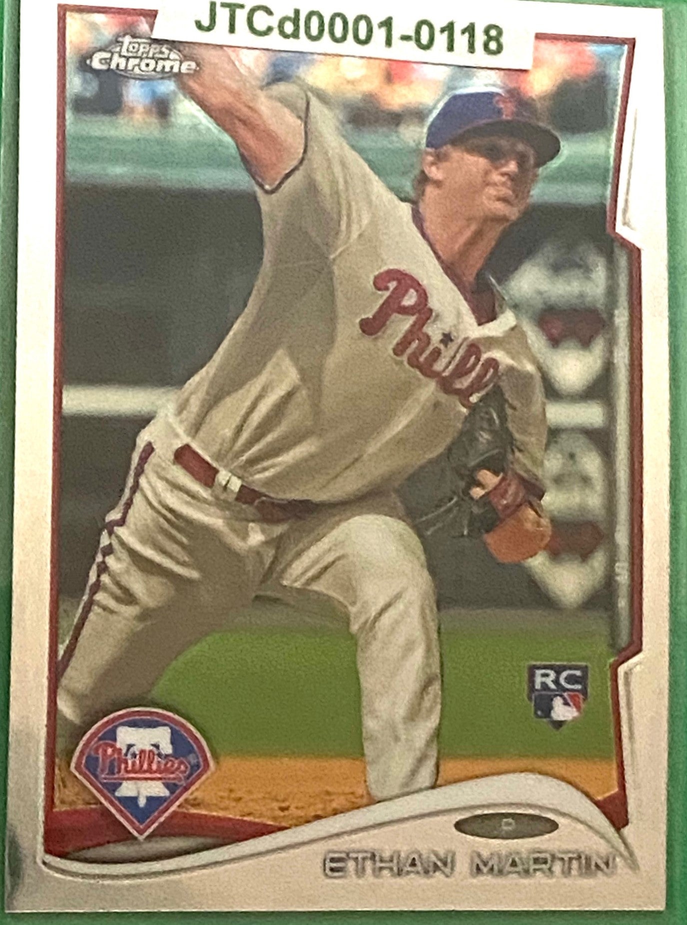 Ethan Martin (RC) 2014 MLB Topps Chrome #128 Philadelphia Phillies by Topps