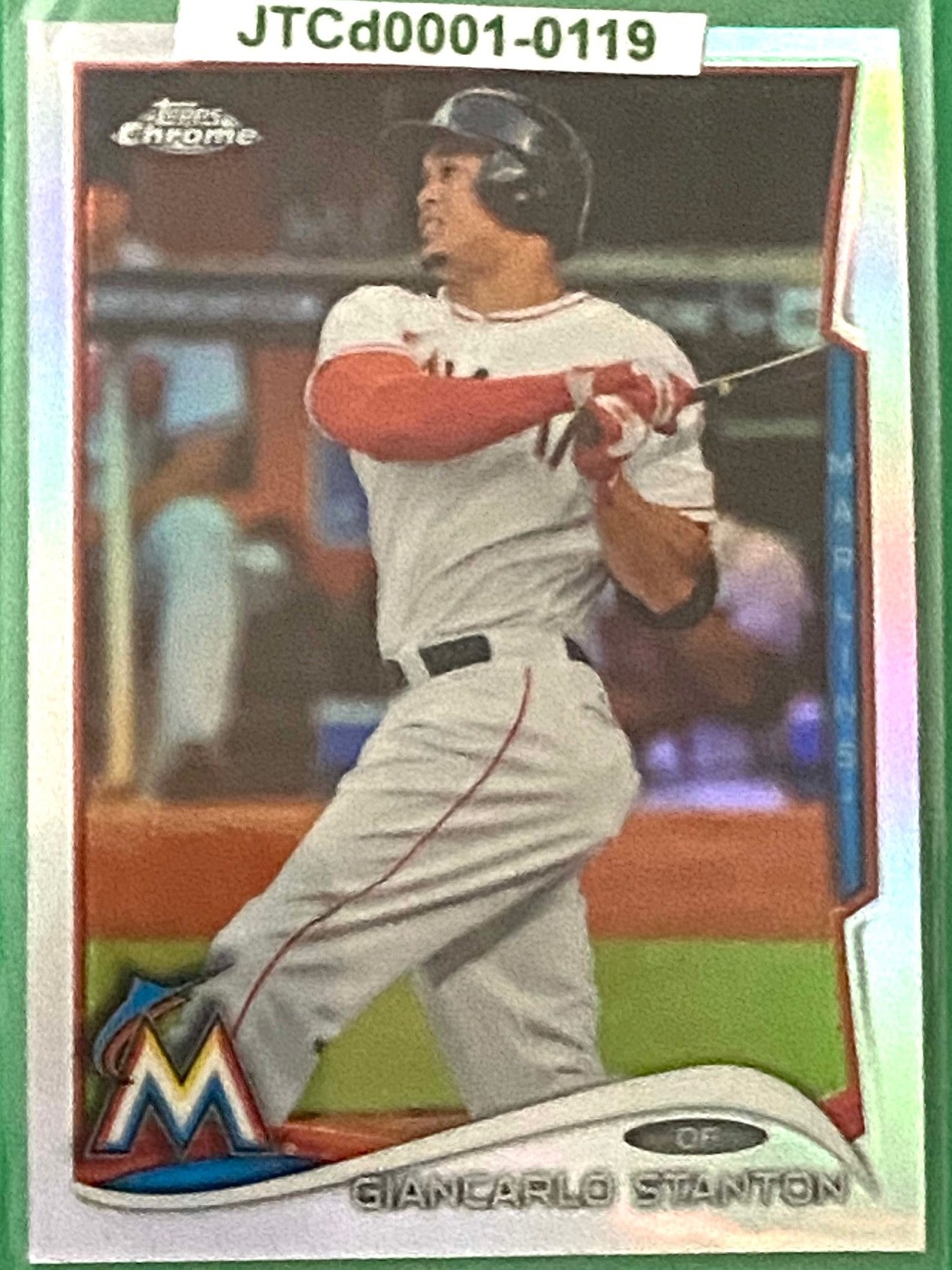 Giancarlo Stanton 2014 MLB Topps Chrome Refractor #173 Miami Marlins by Topps