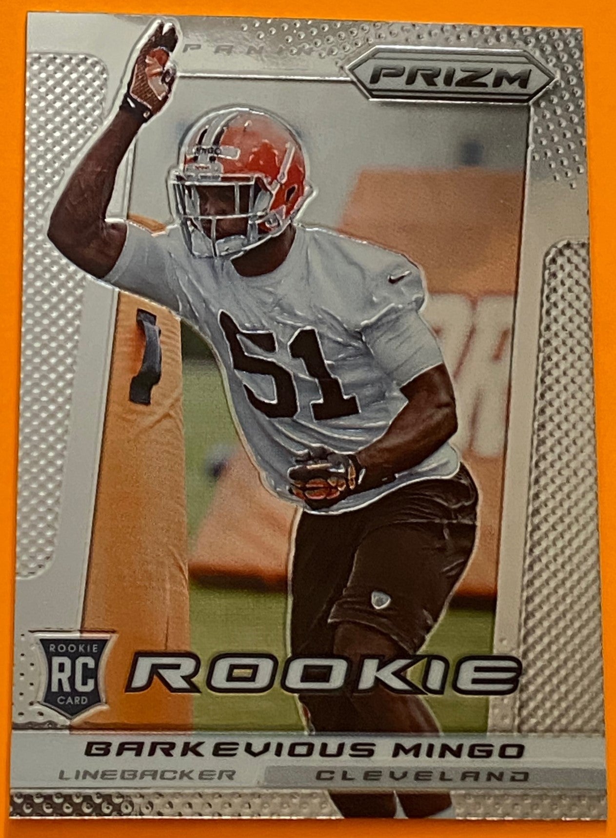 Barkevious Mingo (RC) 2013 NFL #208 Cleveland Browns Prizm by Panini