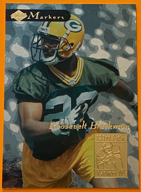 Roosevelt Blackmon 1998 NFL #12 Markers Green Bay Packers by Collector's Edge