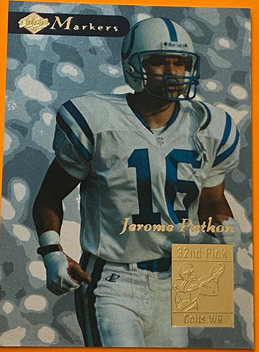 Jerome Pathon (RC) 1998 NFL #27 Markers Indianapolis Colts by Collector's Edge