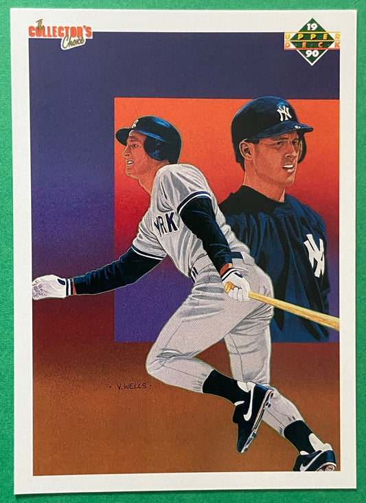 Steve Sax (CL) 1990 MLB #18 New York Yankees by Upper Deck