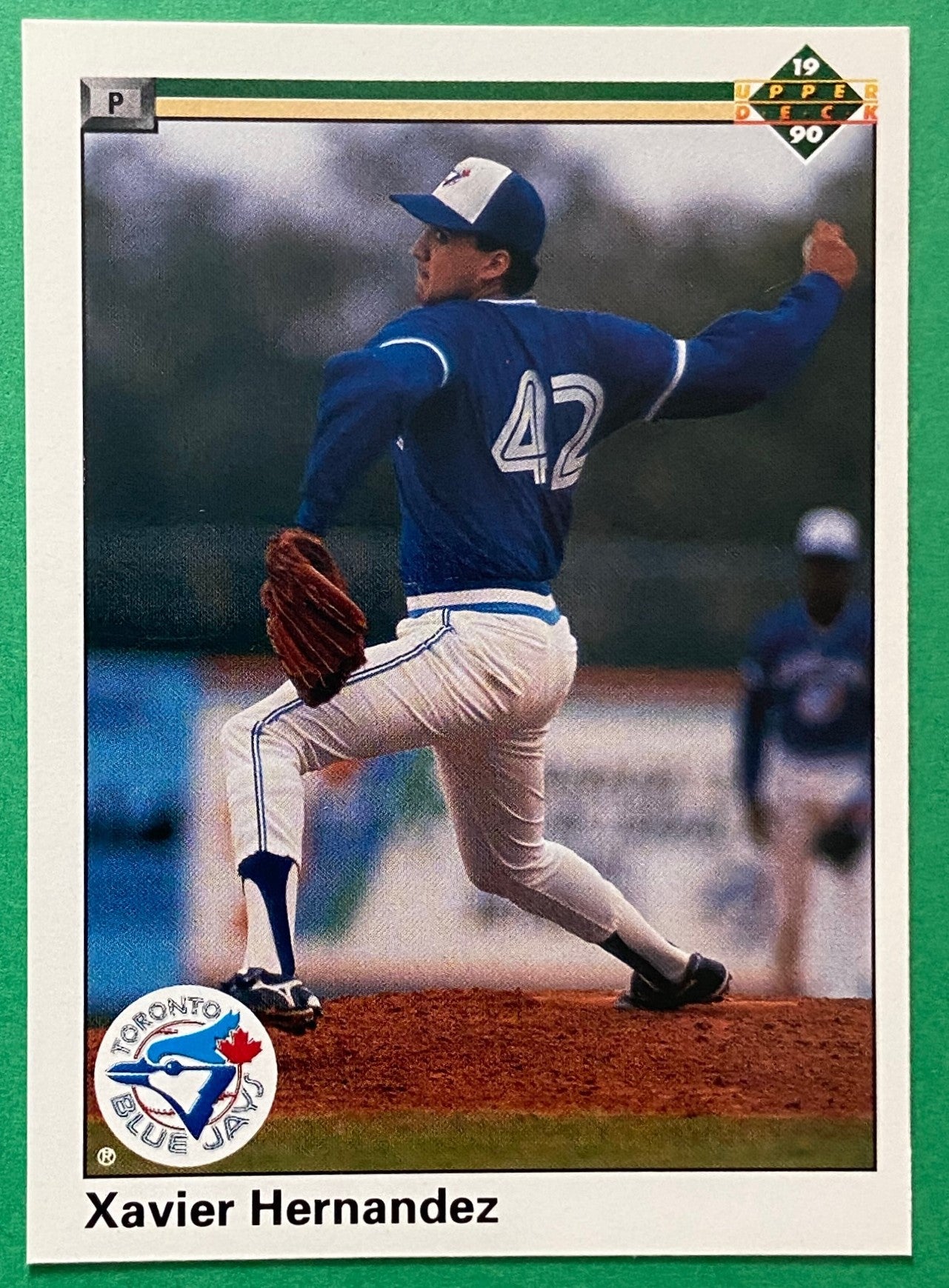 Xavier Hernandez (RC) 1990 MLB #26 Toronto Blue Jays by Upper Deck