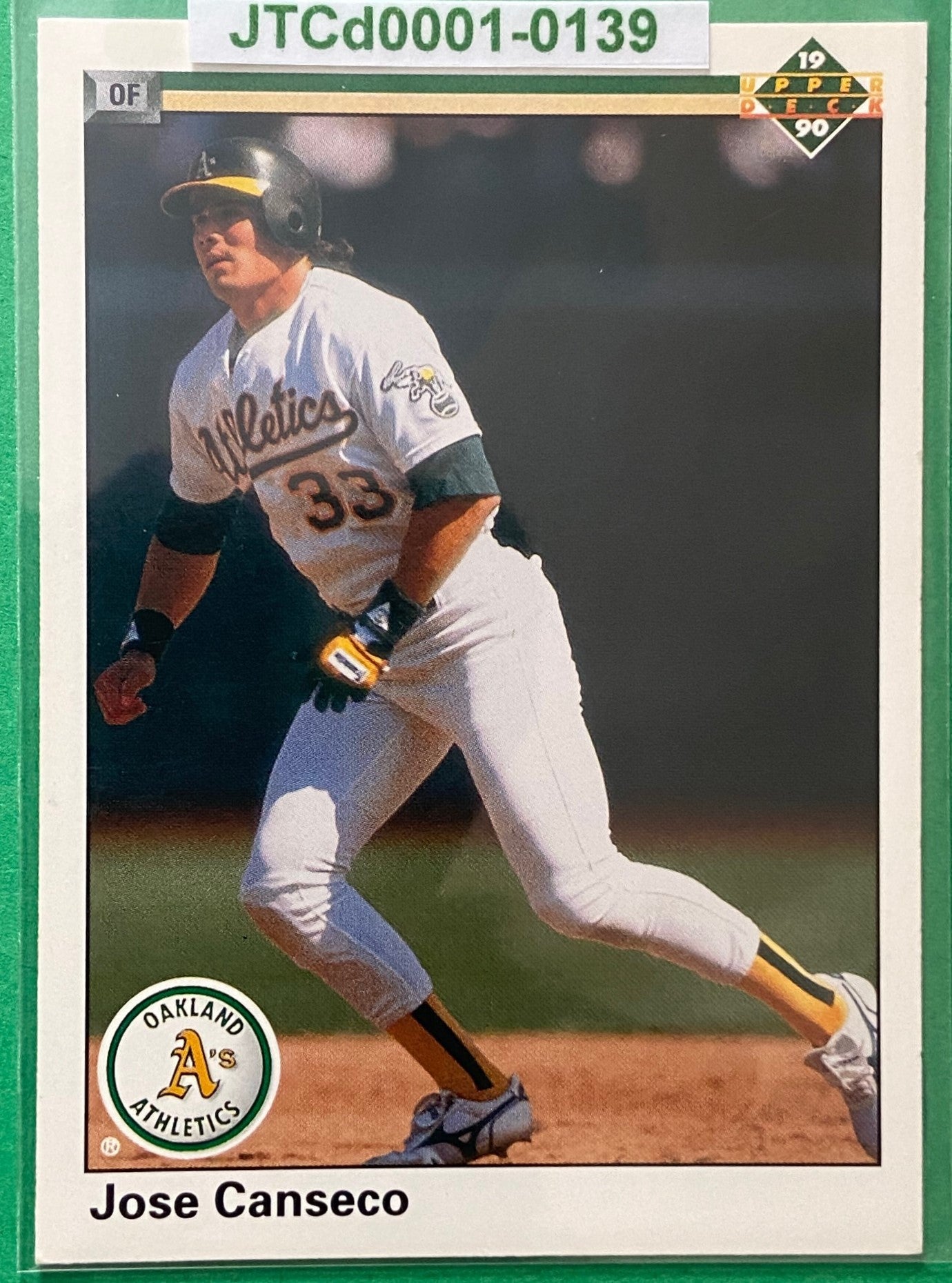 Jose Canseco 1990 MLB #66 Oakland Athletics by Upper Deck