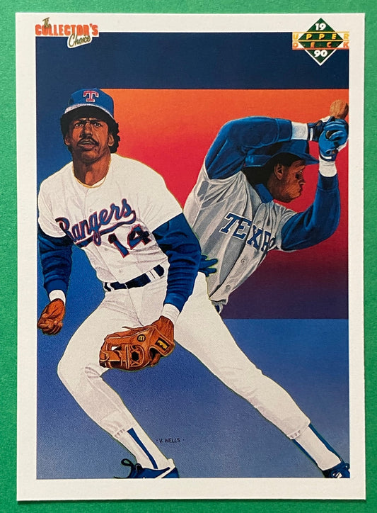 Julio Franco (CL) 1990 MLB #82 Texas Rangers by Upper Deck