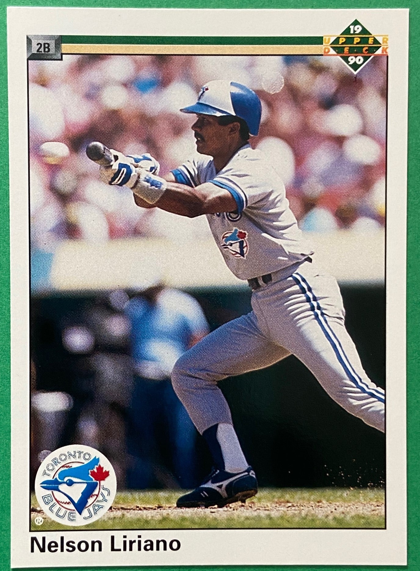 Nelson Liriano 1990 MLB #134B Toronto Blue Jays by Upper Deck