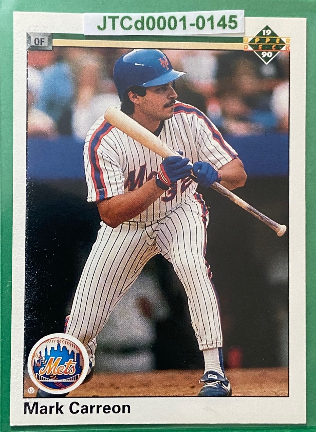 Mark Carreon 1990 MLB #135B New York Mets by Upper Deck