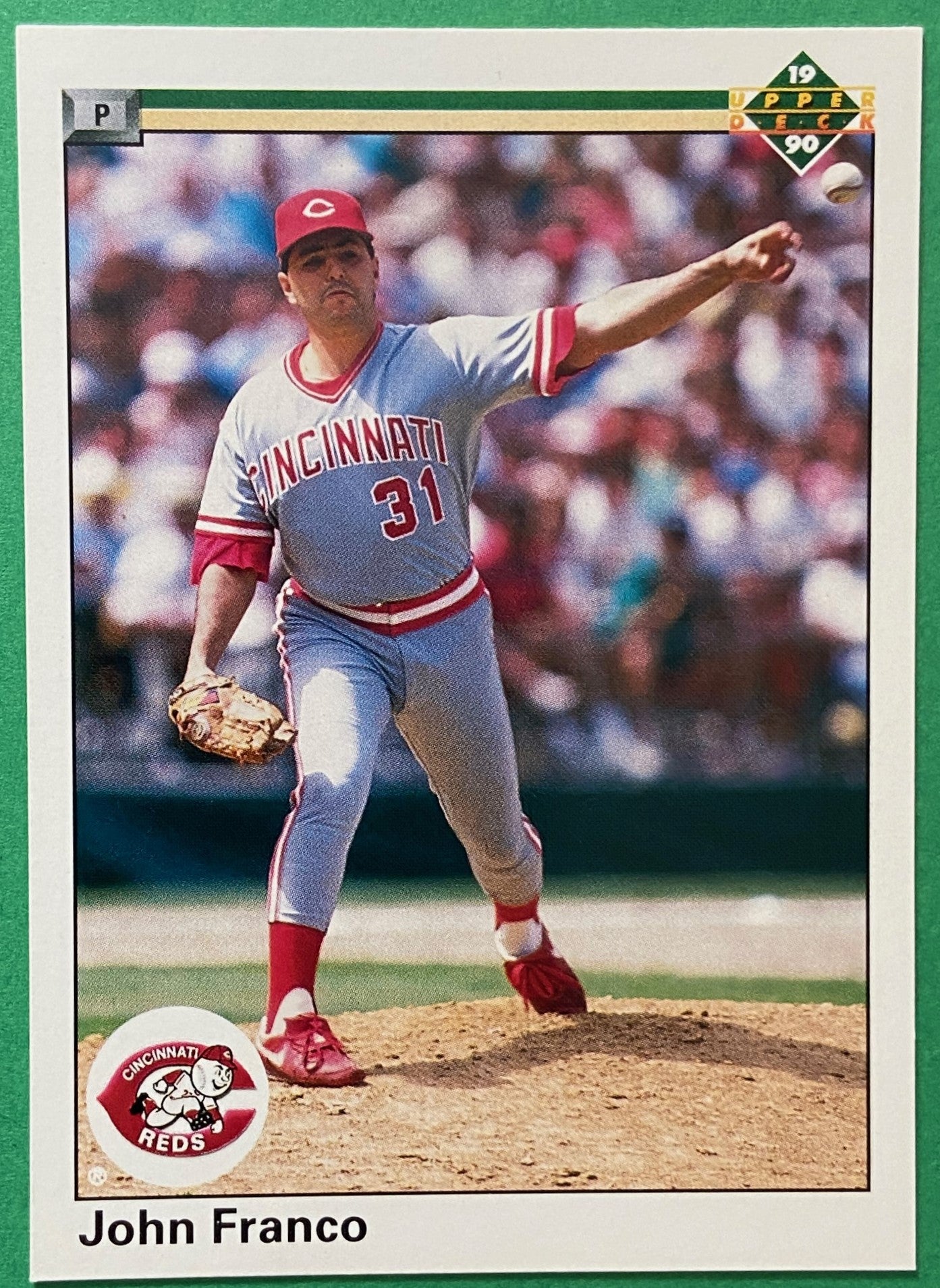 John Franco 1990 MLB #139B Cincinnati Reds by Upper Deck