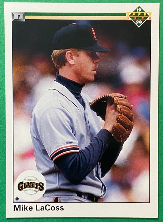 Mike LaCoss 1990 MLB #140B San Francisco Giants by Upper Deck