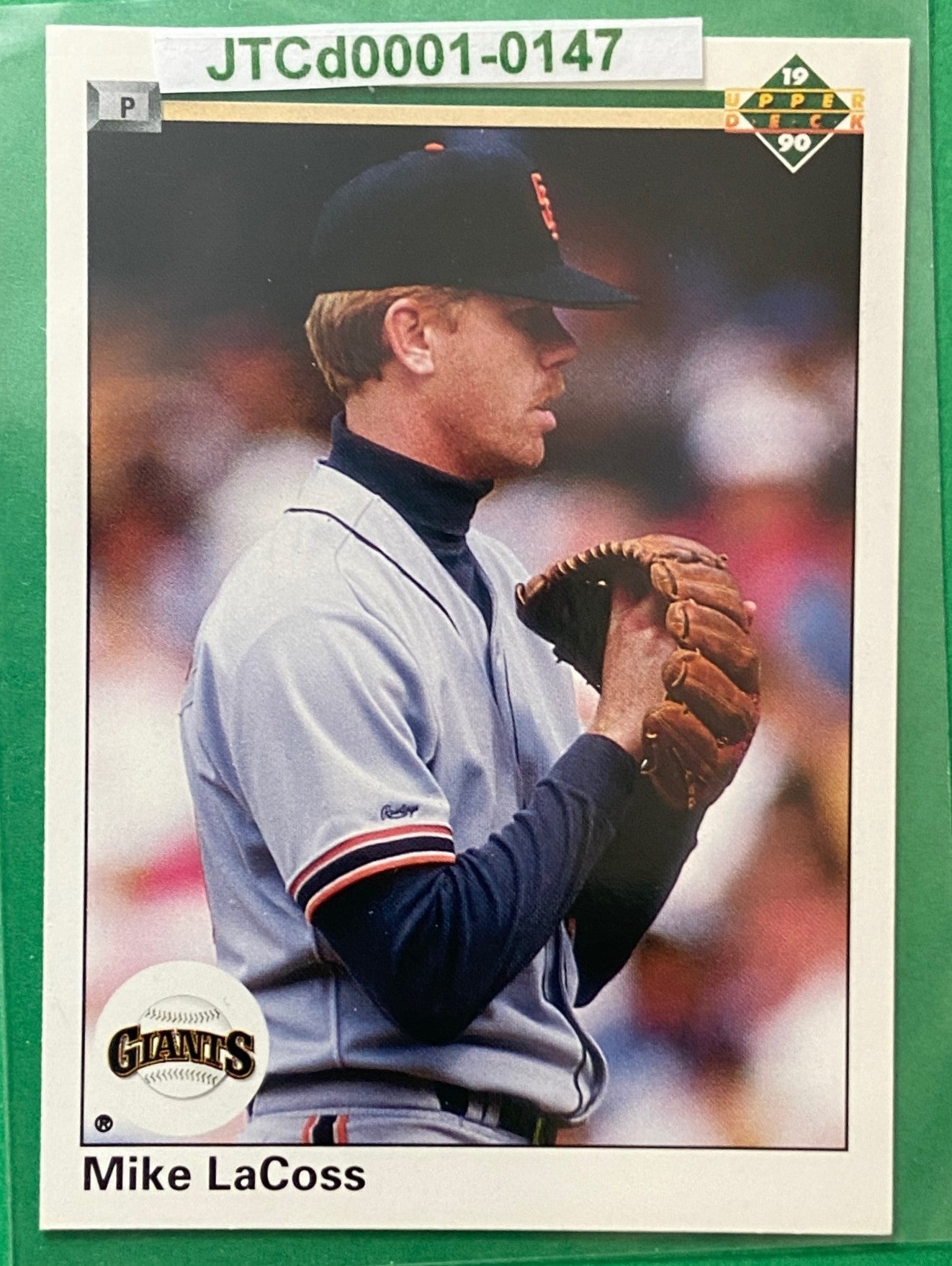 Mike LaCoss 1990 MLB #140B San Francisco Giants by Upper Deck