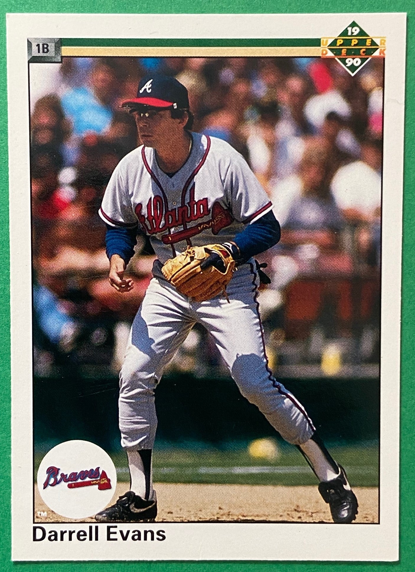 Darrell Evans 1990 MLB #143B Atlanta Braves by Upper Deck