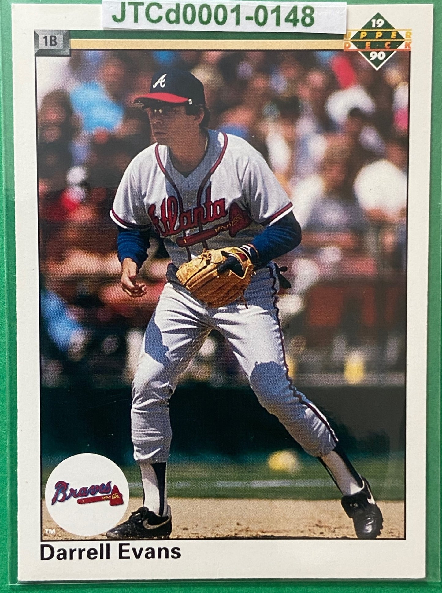 Darrell Evans 1990 MLB #143B Atlanta Braves by Upper Deck