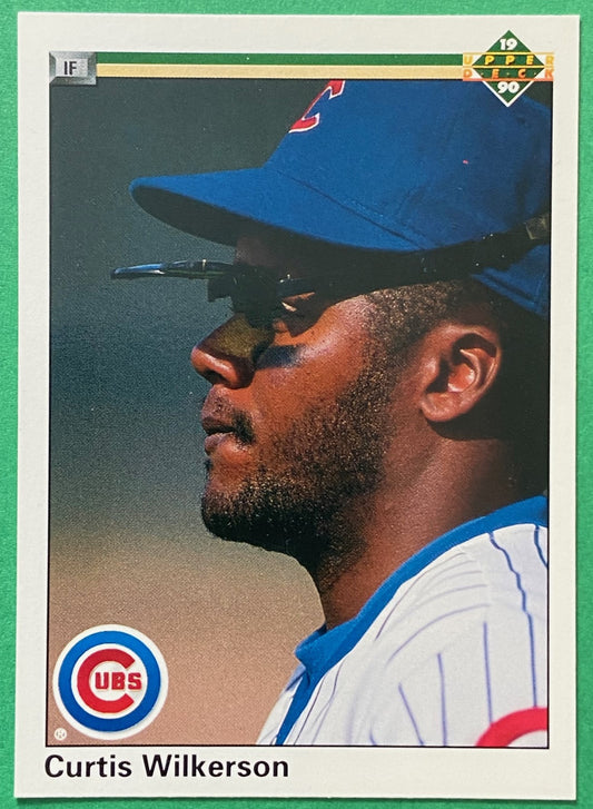 Curtis Wilkerson 1990 MLB #147B Chicago Cubs by Upper Deck