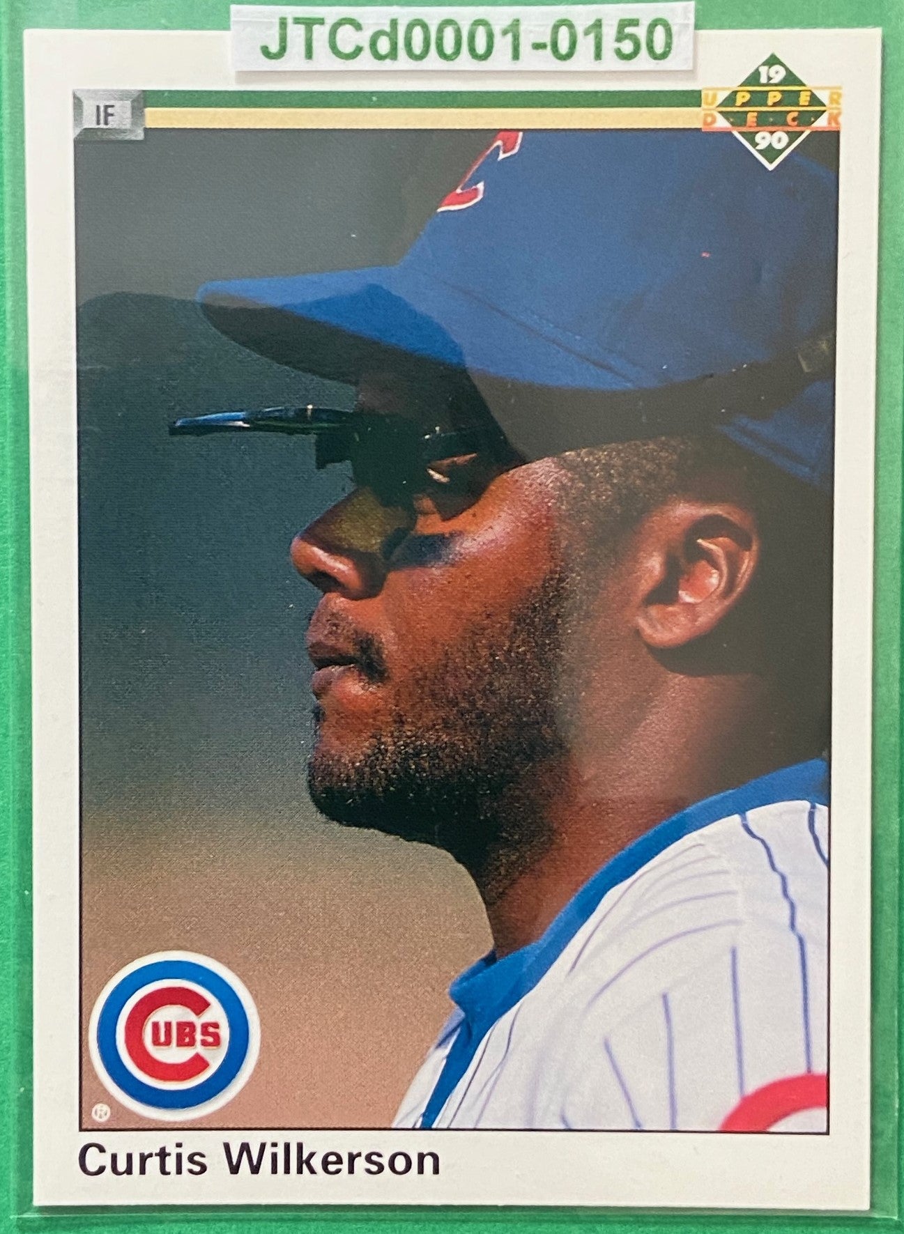 Curtis Wilkerson 1990 MLB #147B Chicago Cubs by Upper Deck