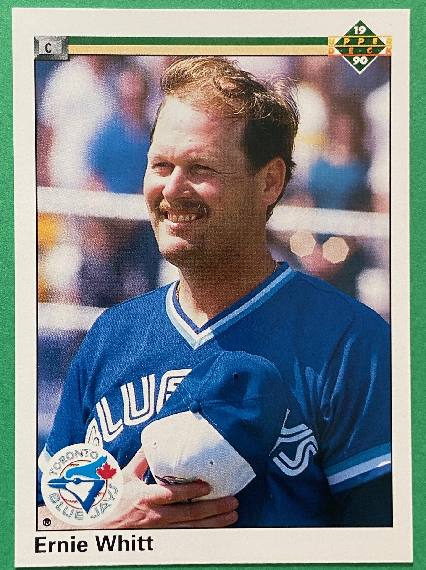 Ernie Whitt 1990 MLB #148B Toronto Blue Jays by Upper Deck