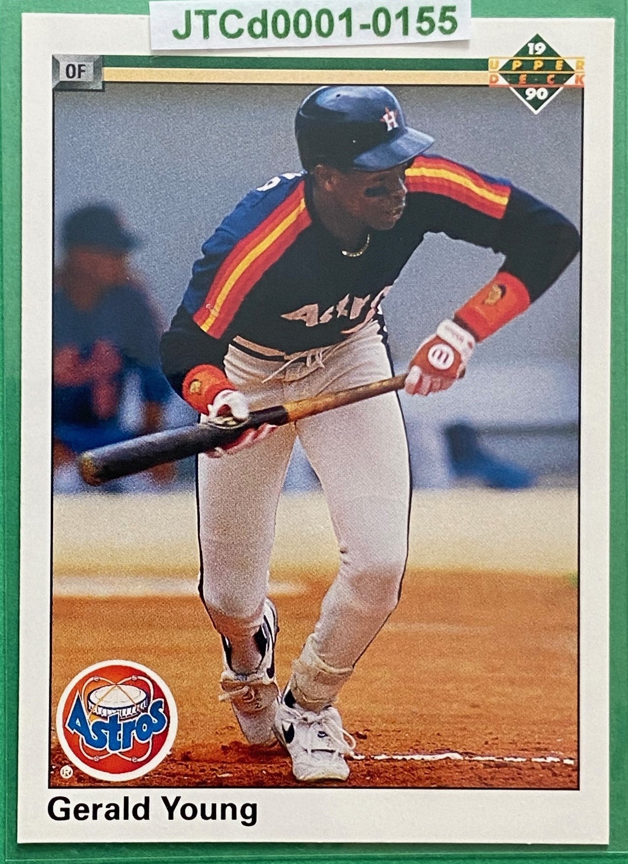 Gerald Young 1990 MLB #196B Houston Astros by Upper Deck