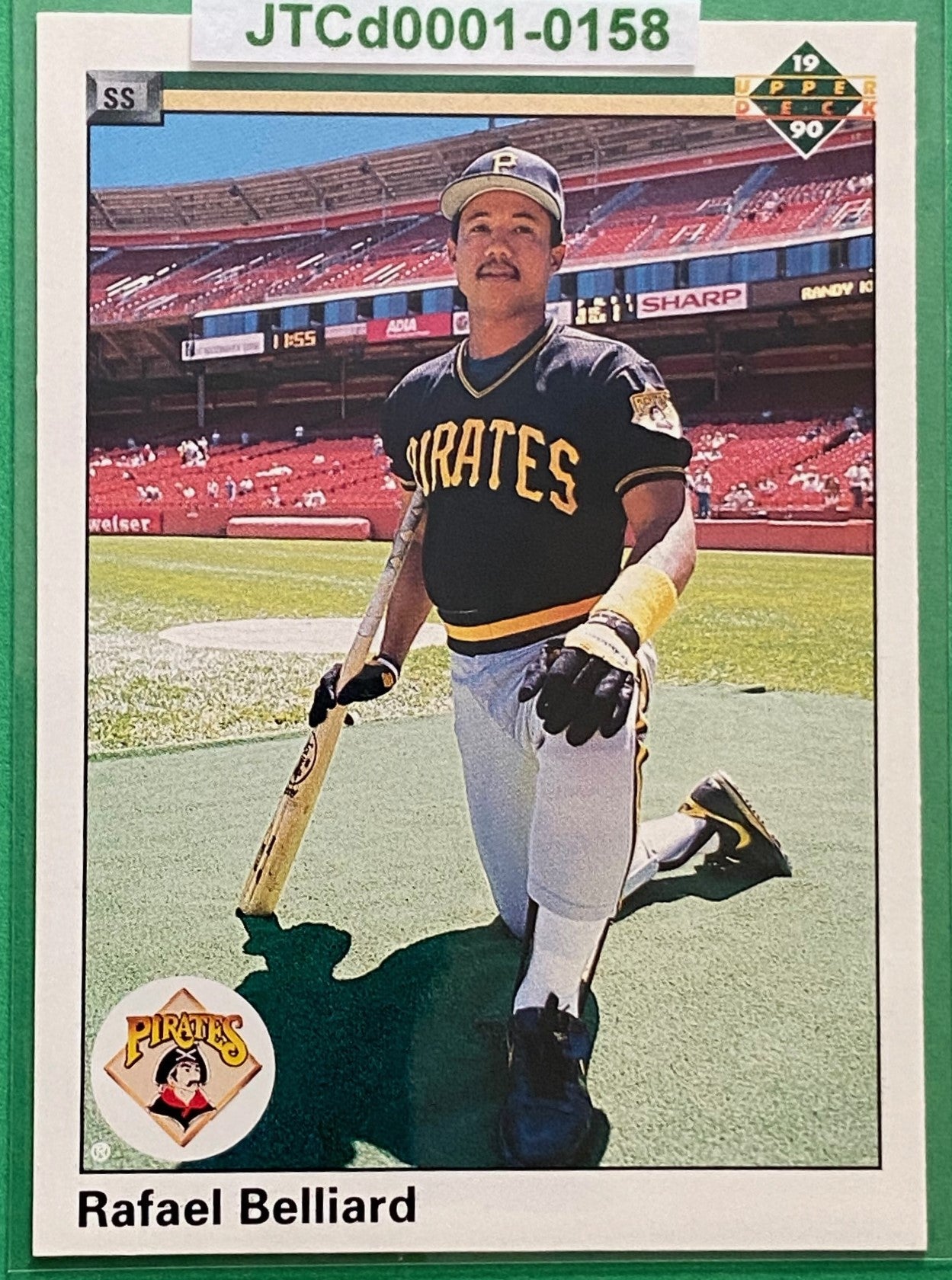 Rafael Belliard 1990 MLB #208 Pittsburgh Pirates by Upper Deck