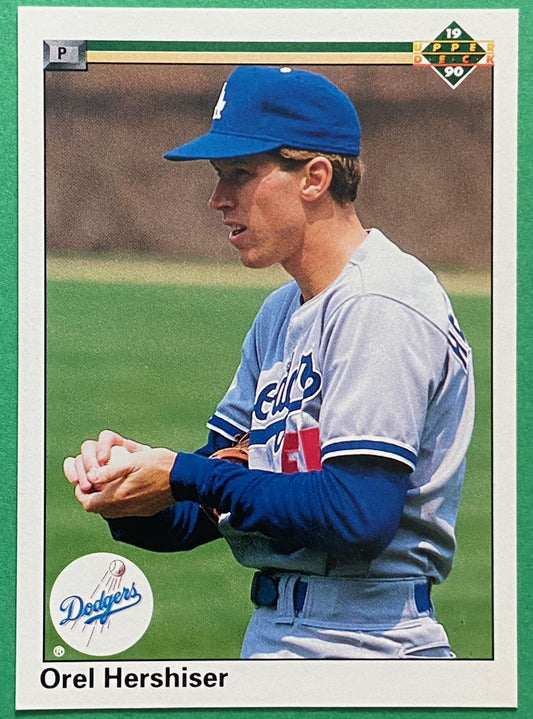 Orel Hershiser 1990 MLB #256 Los Angeles Dodgers by Upper Deck