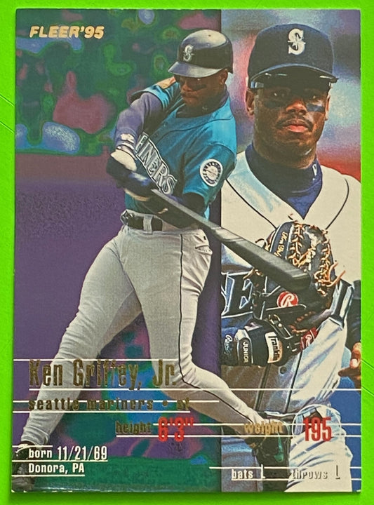 Ken Griffey Jr 1995 MLB Base Set #269 Seattle Mariners by Fleer Corp.