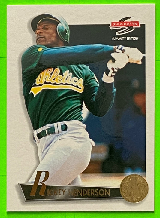 Rickey Henderson 1995 MLB Score #54 Oakland Athletics by Pinnacle Brands, Inc.