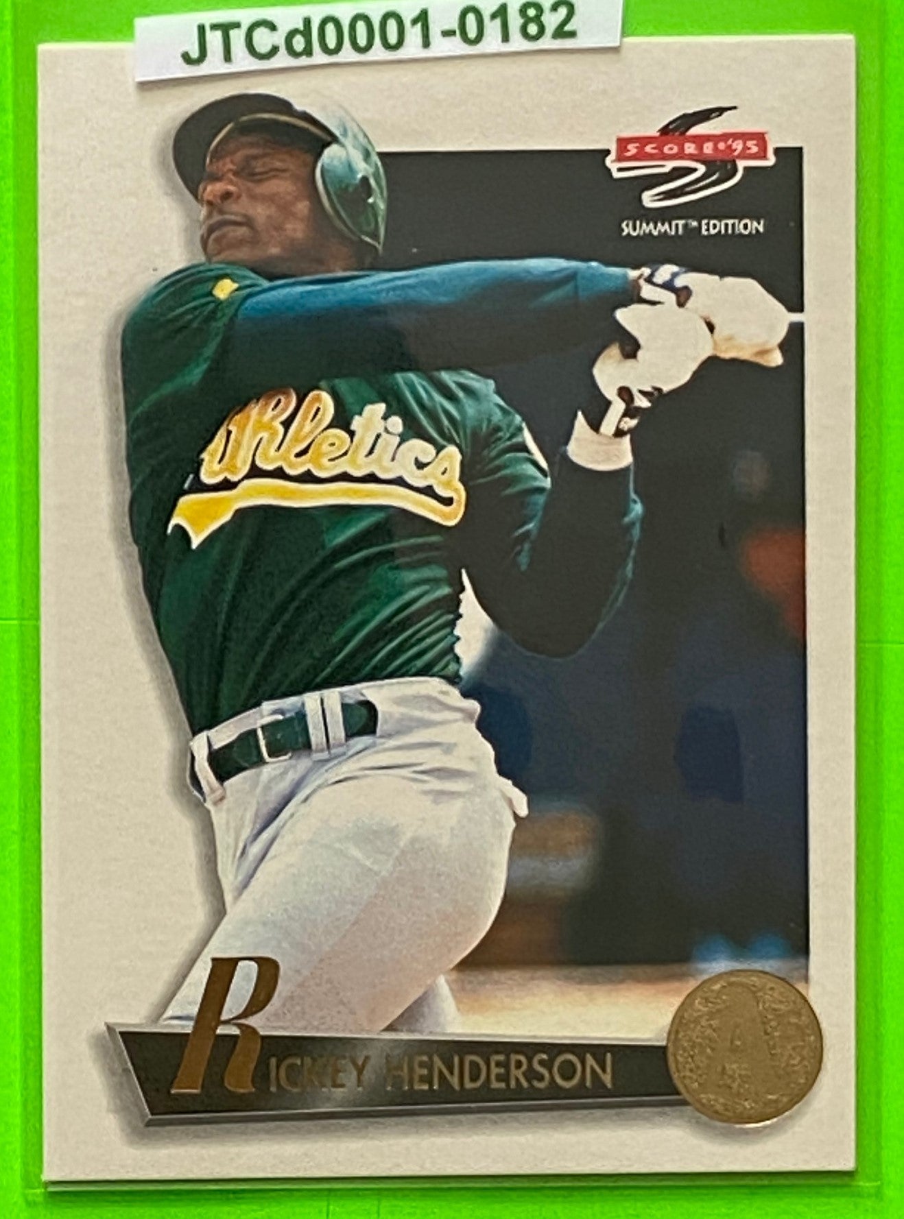 Rickey Henderson 1995 MLB Score #54 Oakland Athletics by Pinnacle Brands, Inc.