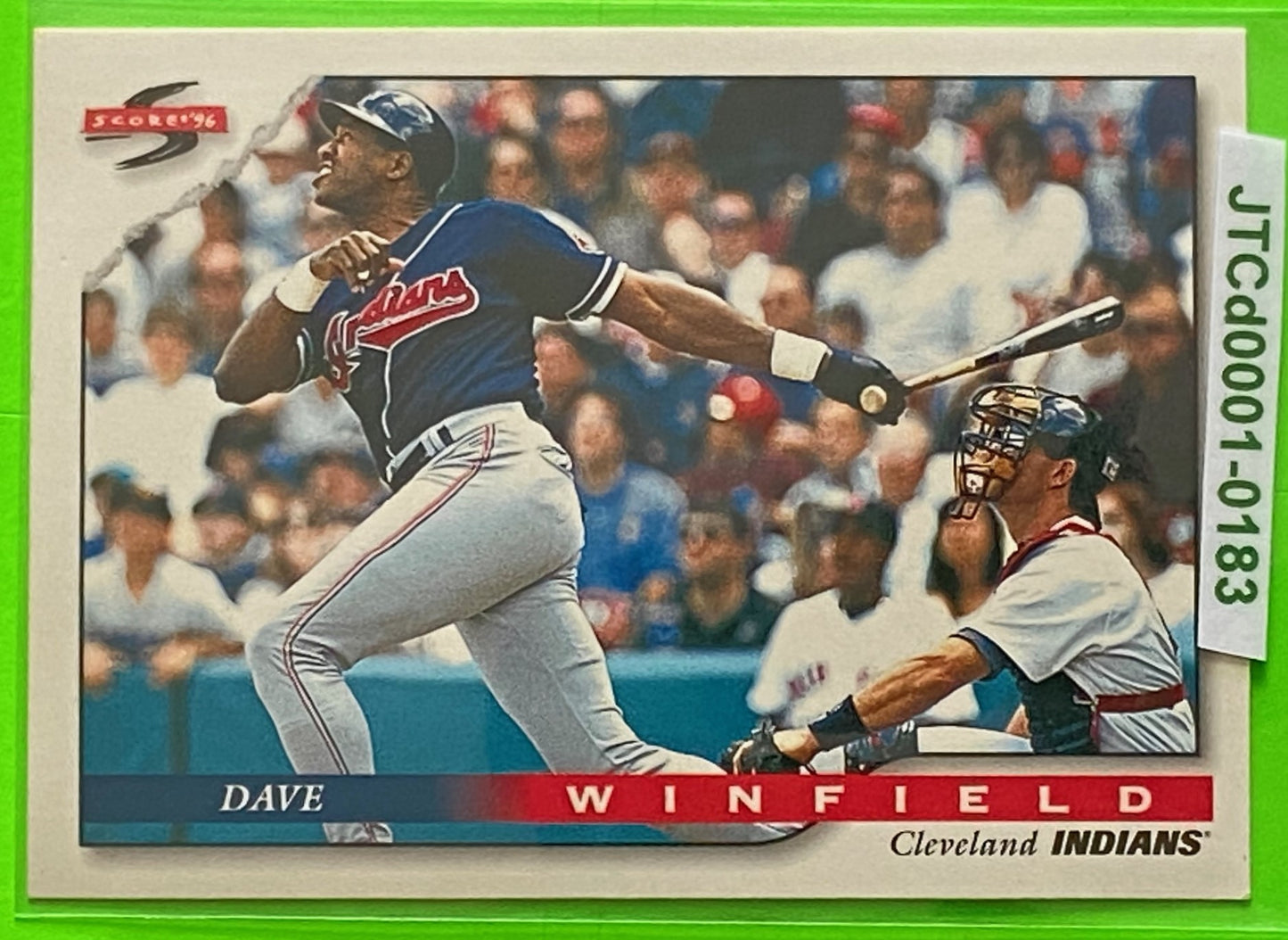 Dave Winfield 1996 MLB Score #83 Cleveland Indians by Pinnacle Brands, Inc.