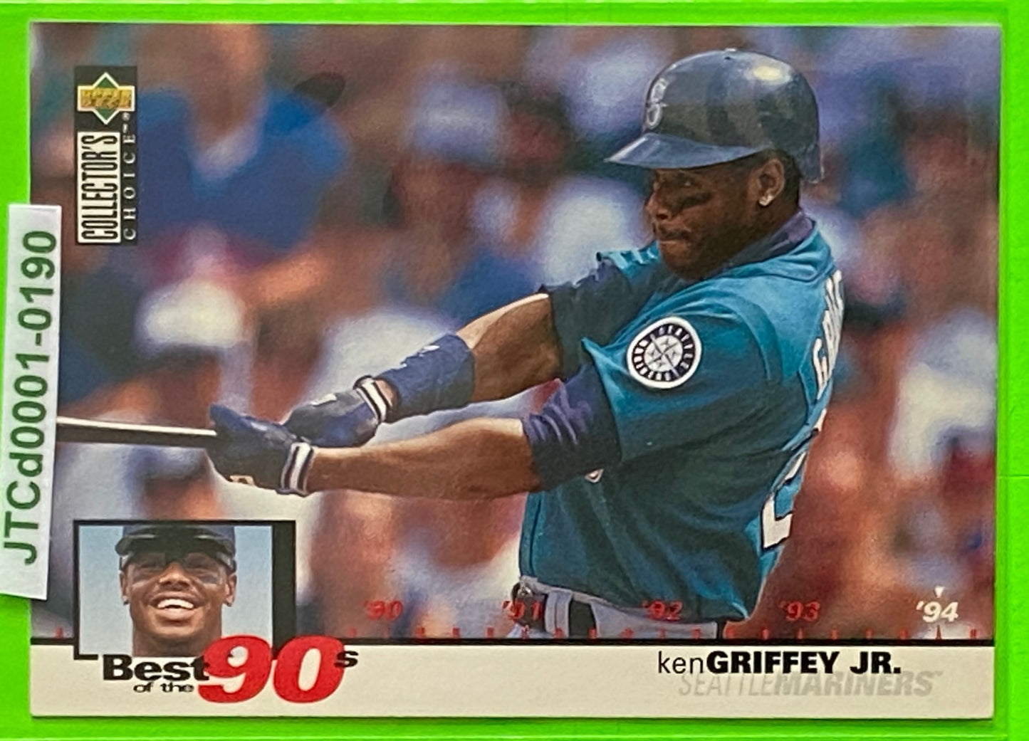 Ken Griffey Jr 1995 Best Of The 90s MLB #62 Seattle Mariners by Upper Deck Co.