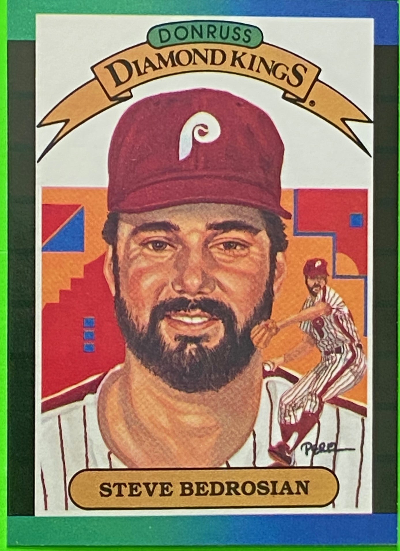 Steve Bedrosian 1989 Diamond Kings MLB #24 Philadelphia Phillies by Leaf, Inc.