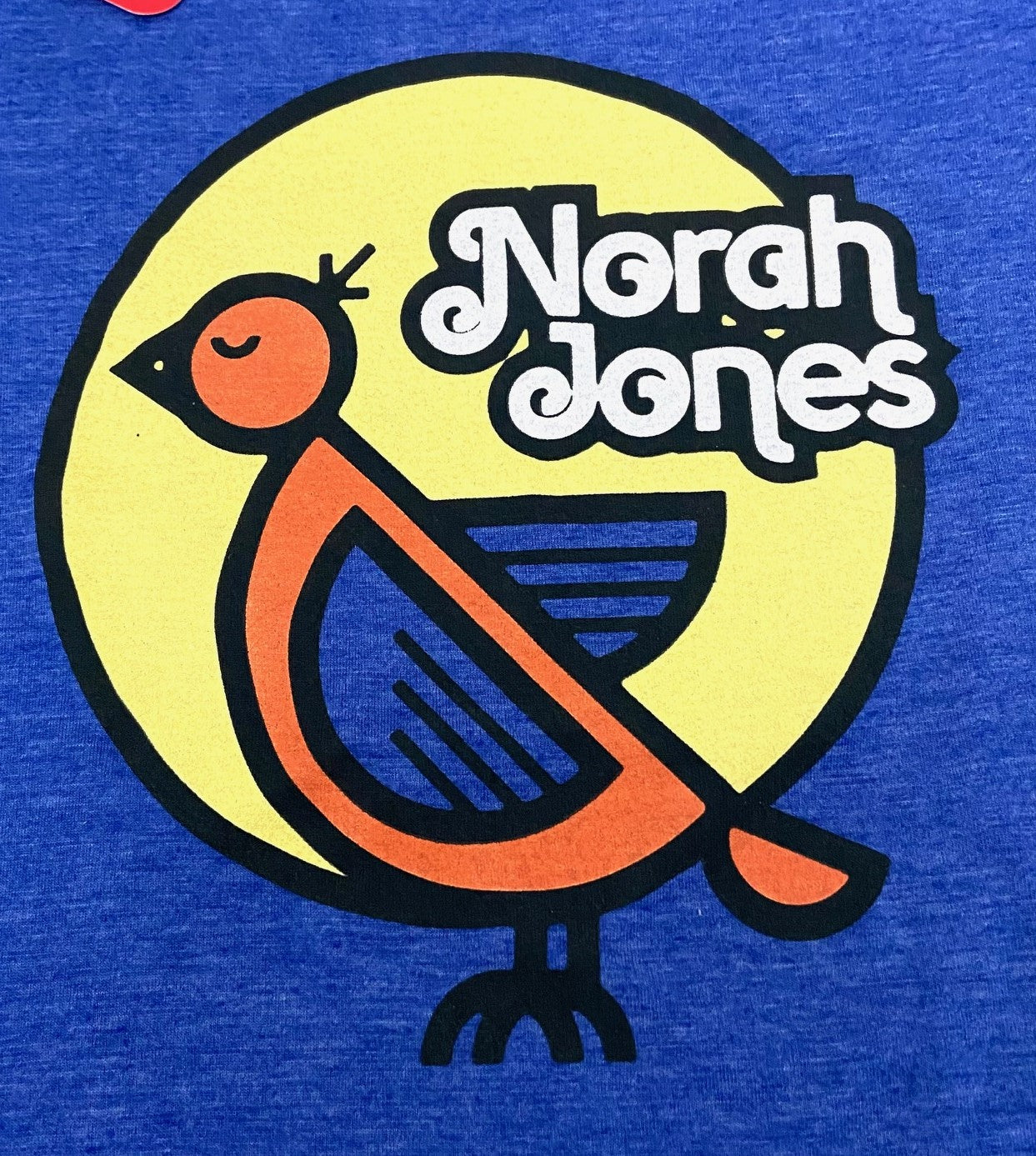 Nora Jones Women's Blue Medium T-Shirt by Live Nation