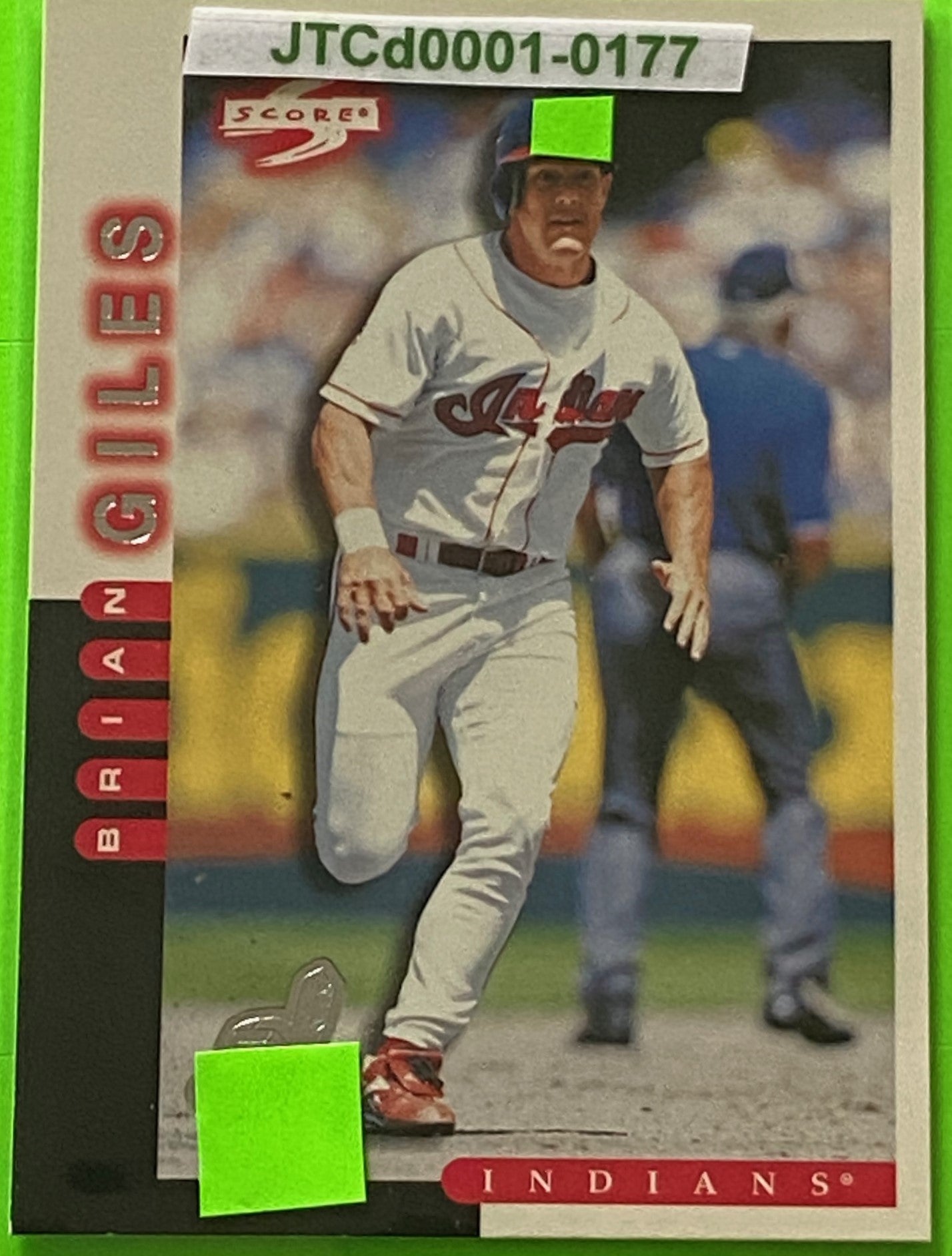 Brian Giles 1998 MLB Score Team Set #6 of 15 Cleveland Indians by Pinnacle Trading Card Co.