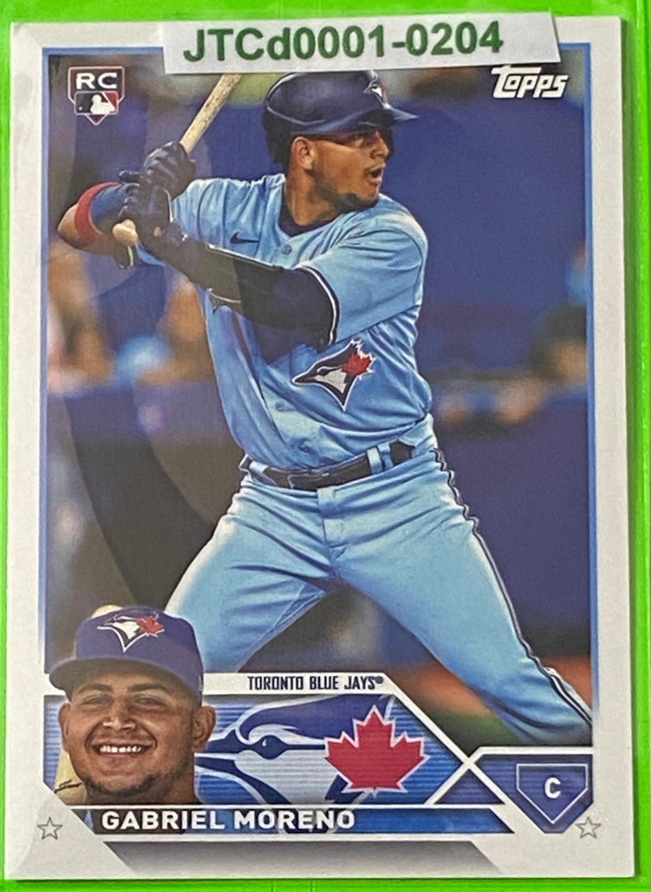 Gabriel Moreno (RC) 2023 Team Set MLB #TOR-9 Toronto Blue Jays by The Topps Co., Inc.