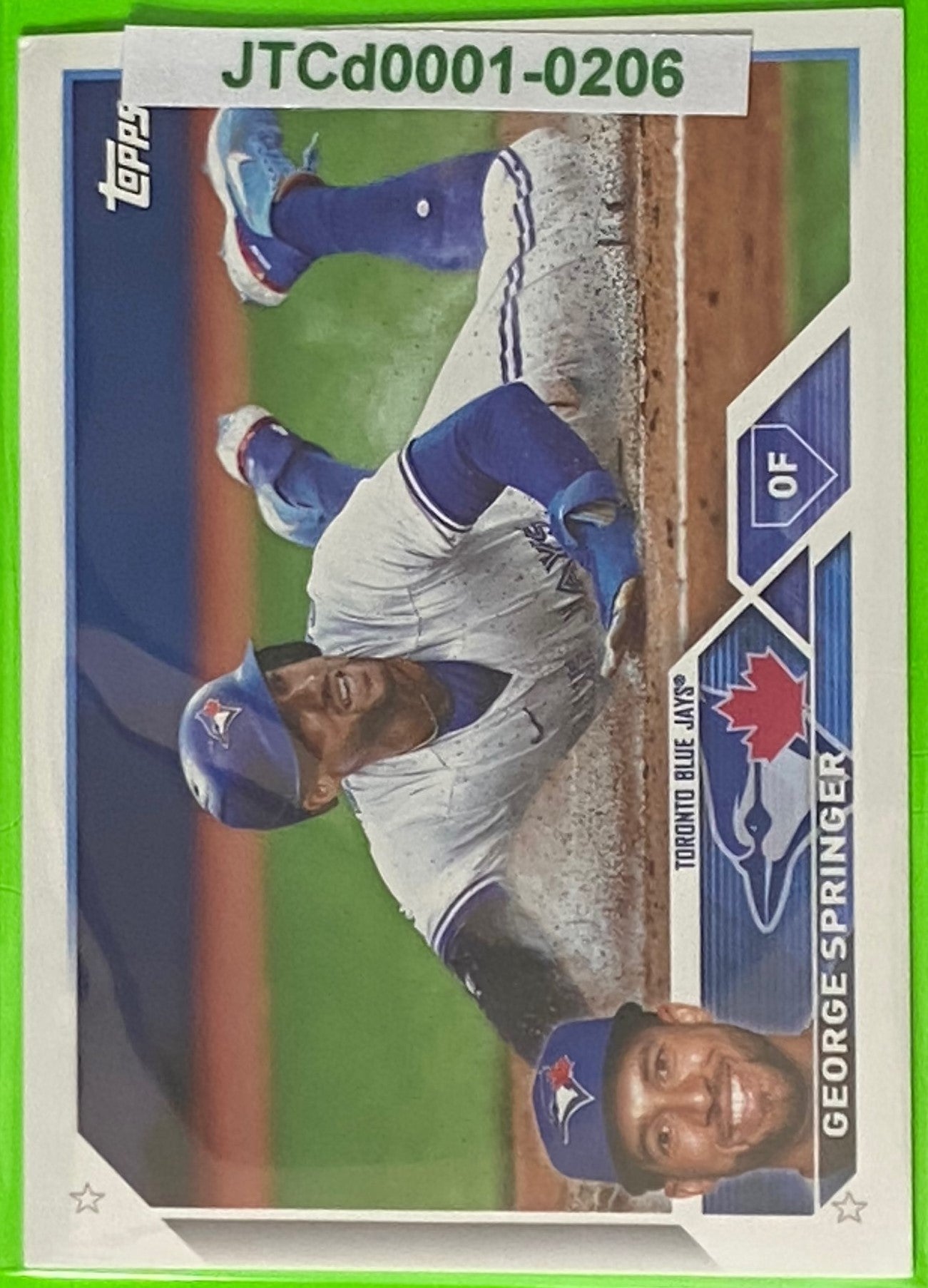 George Springer 2023 Team Set MLB #TOR-11 Toronto Blue Jays by The Topps Co., Inc.