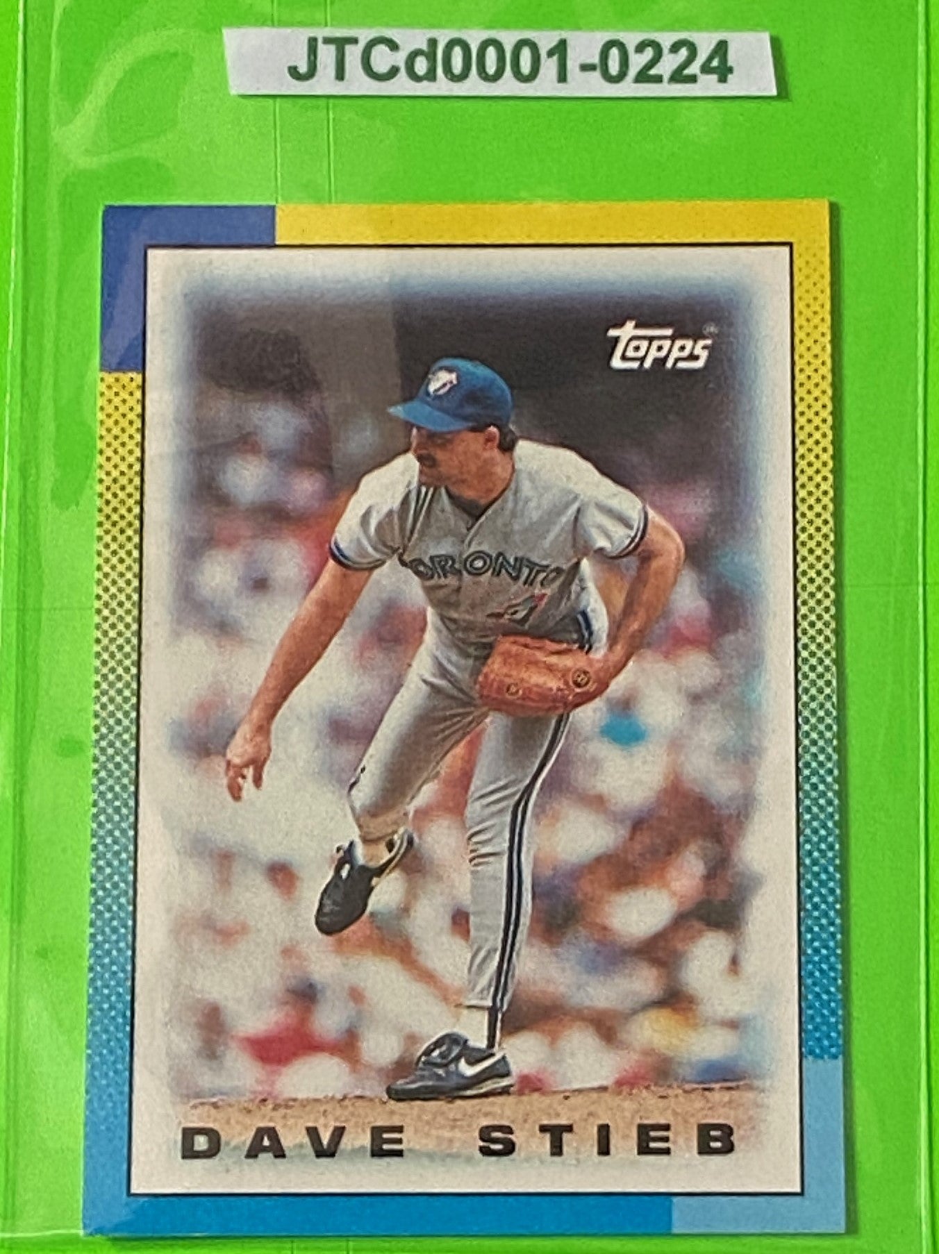 Dave Stieb 1990 "Mini" MLB Leaders #44 Toronto Blue Jays by The Topps Co., Inc.