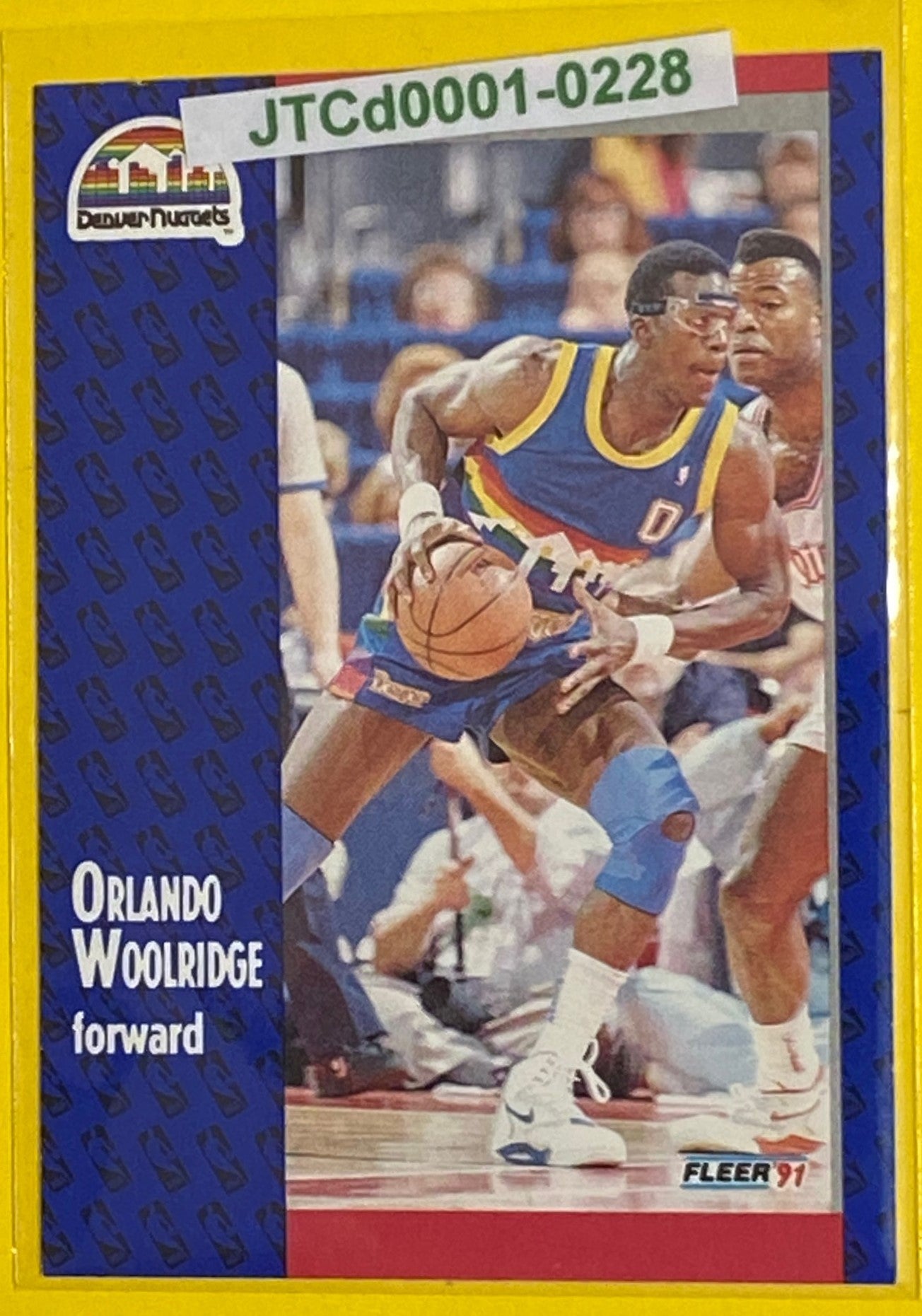 Orlando Woolridge 1991-92 NBA #56 Denver Nuggets by Fleer Corp.