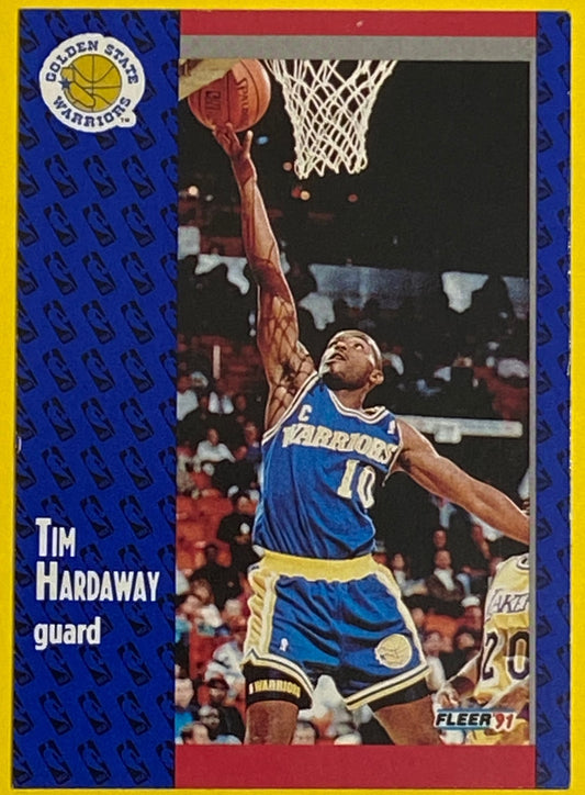 Tim Hardaway 1991-92 NBA #65 Golden State Warriors by Fleer Corp.