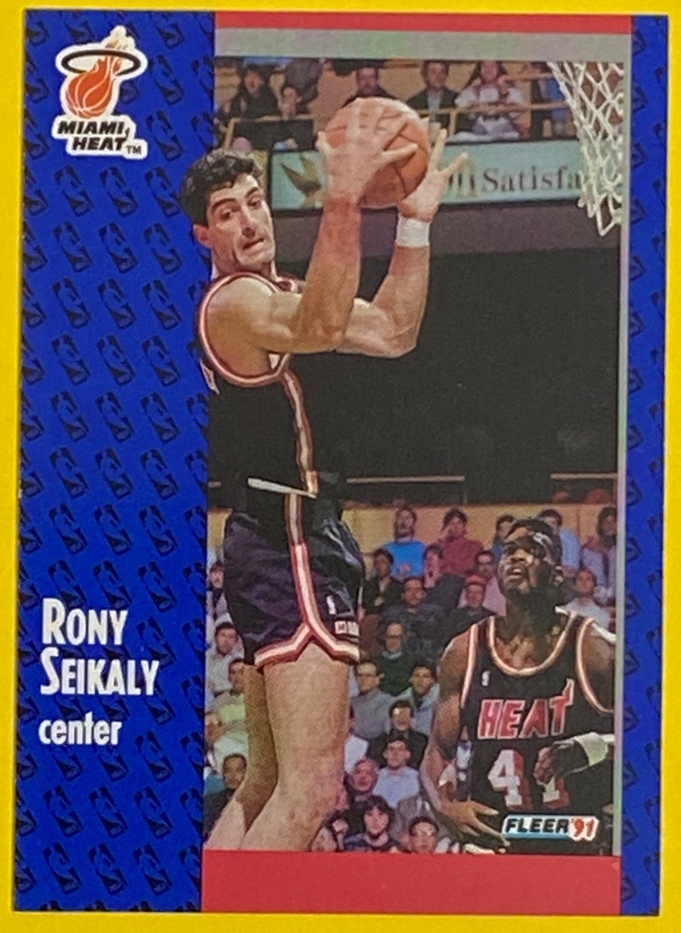 Rony Seikaly 1991-92 NBA #112 Miami Heat by Fleer Corp.