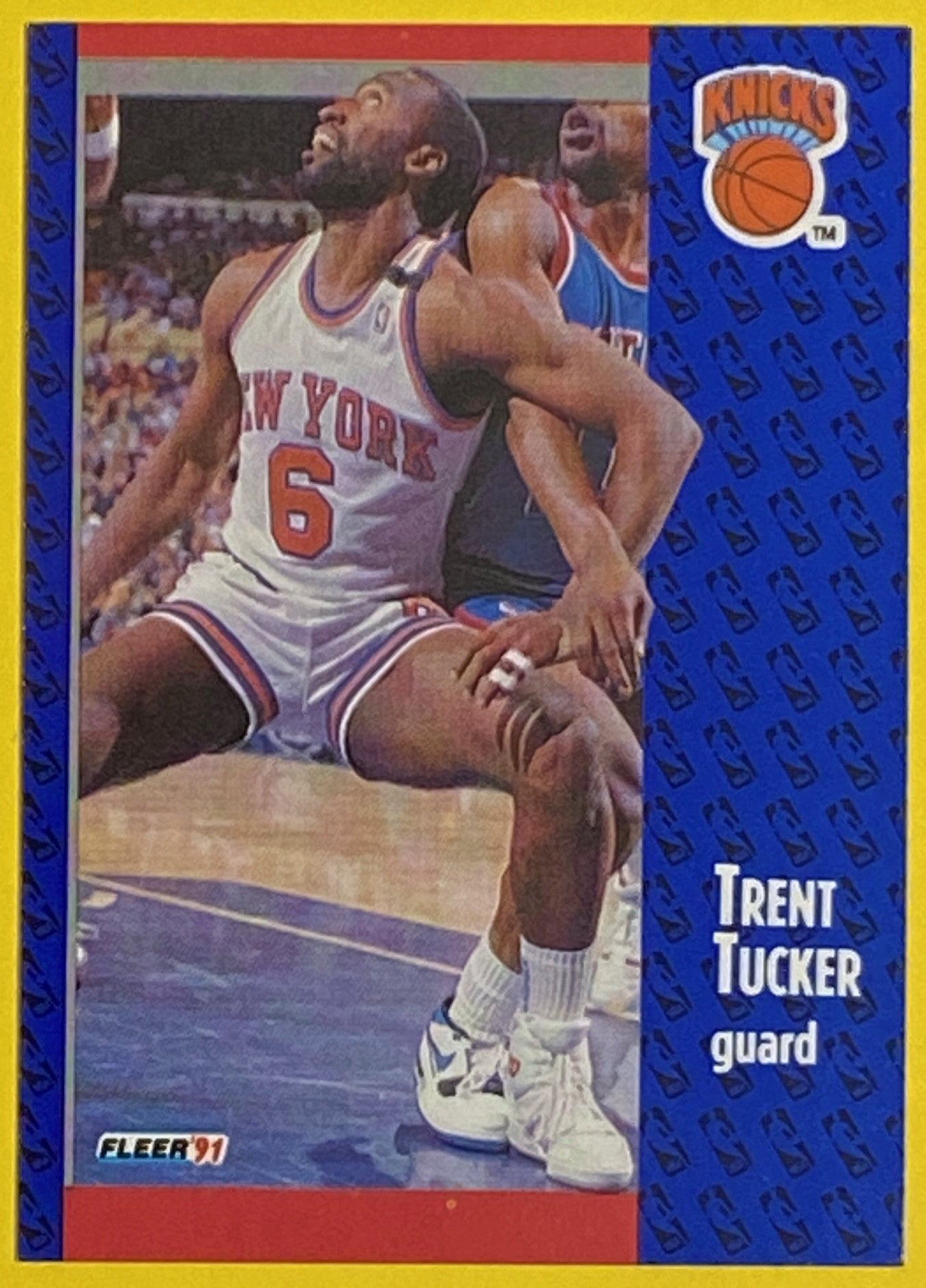 Trent Tucker 1991-92 NBA #140 New York Knicks by Fleer Corp.