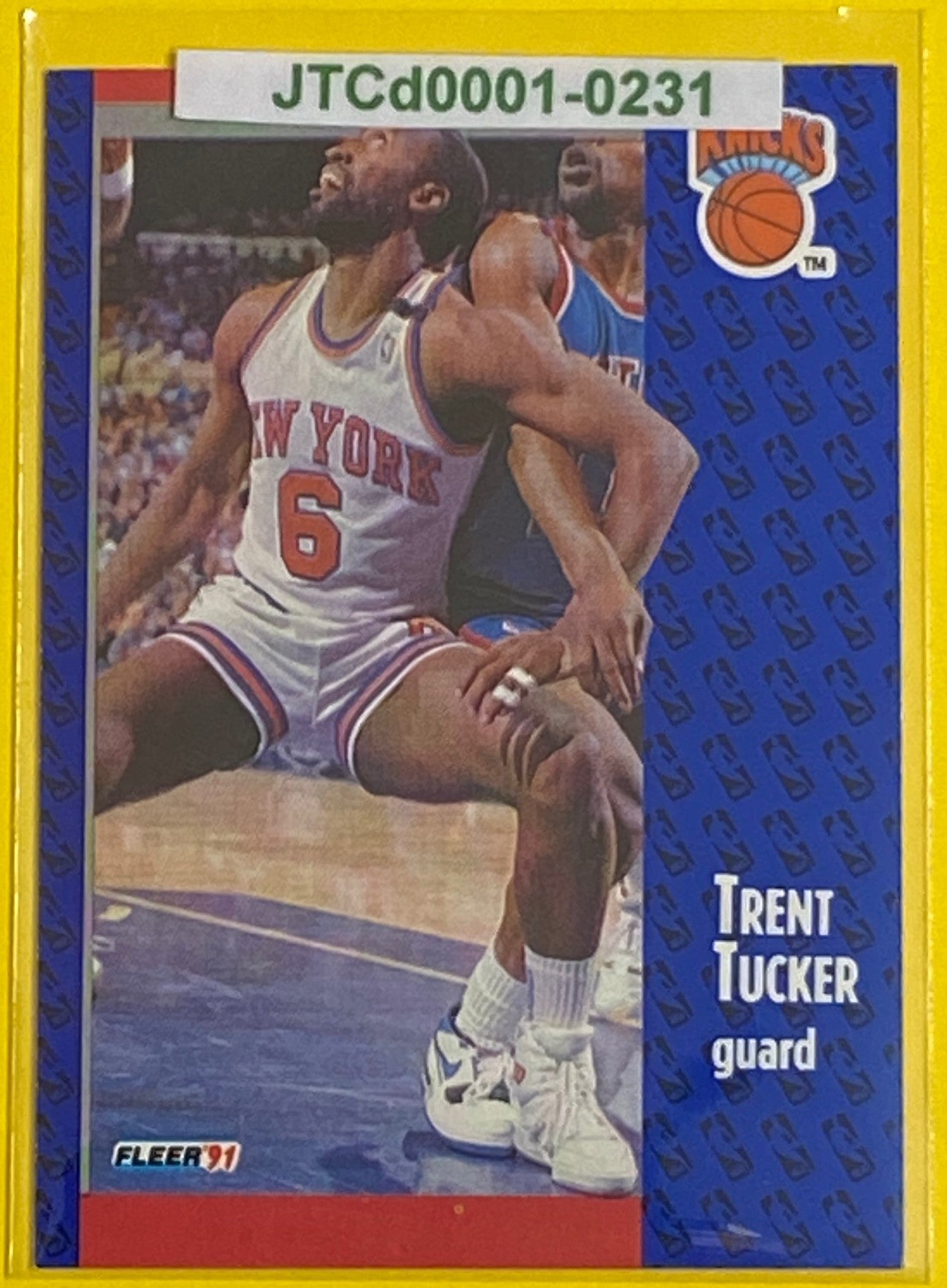 Trent Tucker 1991-92 NBA #140 New York Knicks by Fleer Corp.